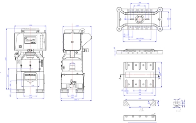 Mechanical Straight Side Press (45 ton), DHS-45T