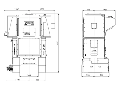 Mechanical Straight Side Press (80 ton), MDH-80T
