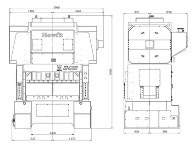 Mechanical Straight Side Press (160 ton), MDH-160T