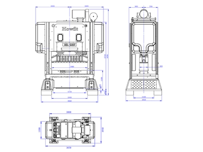 Straight Side Crank Press (220 ton), DDL-220T