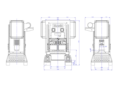 Straight Side Crank Press (125 ton), DDH-125T