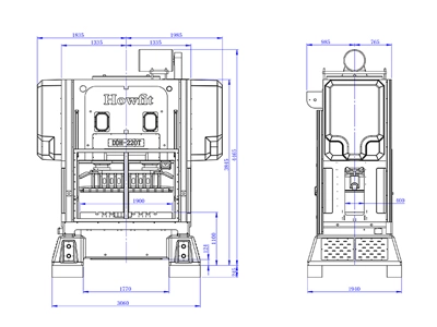 Straight Side Crank Press (220 ton), DDH-220T