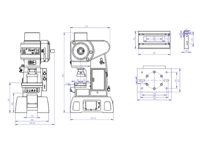 Mechanical C-Frame Press (25 ton), HC-25T