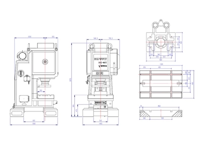 Mechanical C-Frame Press (80 ton), HC-80T