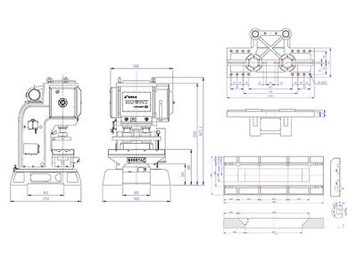 Mechanical C-Frame Press (65 ton), HCW-65E