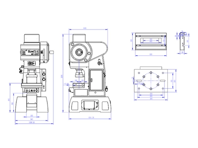 Mechanical C-Frame Press (3 Guide Posts), HC-25T