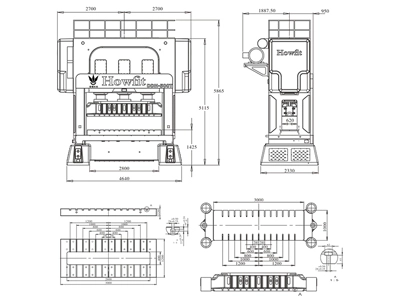 High-Speed Metal Stamping Press, 550 ton