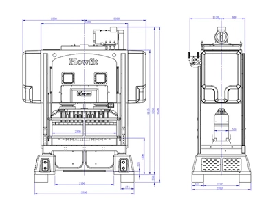 Crank Shaft Straight Side Press, DDH-300T